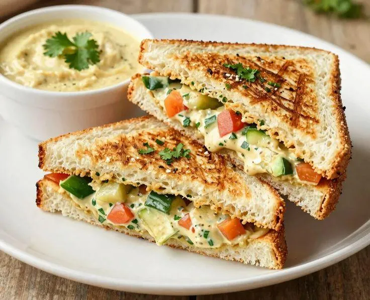 Cheese Vegetable Sandwich (Grill)